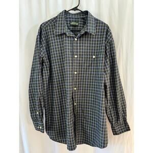 Orvis Country Twill Plaid Shirt - Size XL